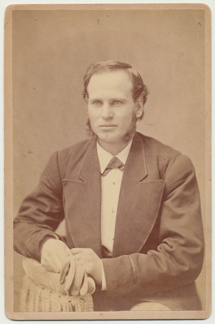 Man W/ Mutton Chops Thick Suit and 