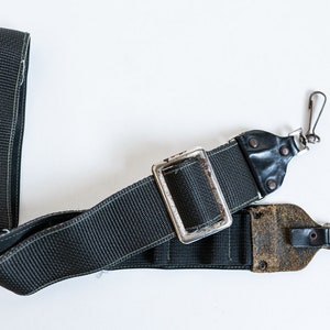 Vintage Black Camera Strap - Circa 1960s