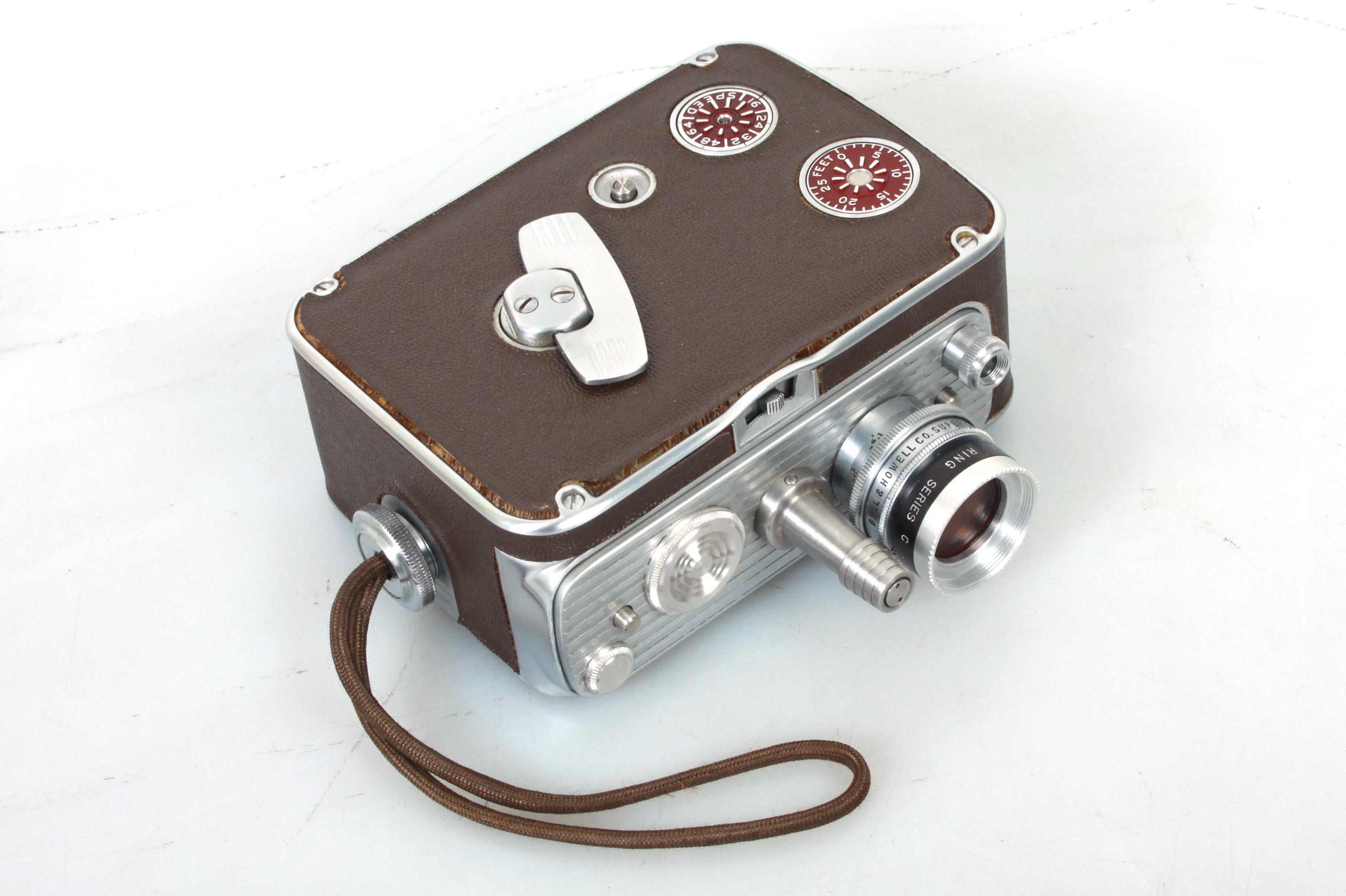 Bell & Howell アールデコ 8 mm カメラ フィルター付き ヴィンテージ