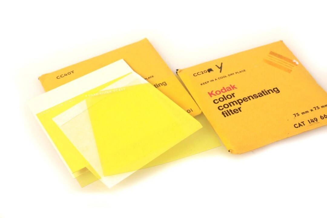 Kodak Color Compensating 75mm X 75mm Gelatin Wratten Filters - Etsy