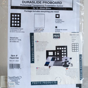 35mm Slide Presentation Board - Holds 12 Slides