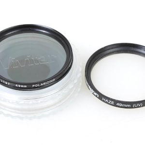 49mm UV & Polarizer Filters (2)