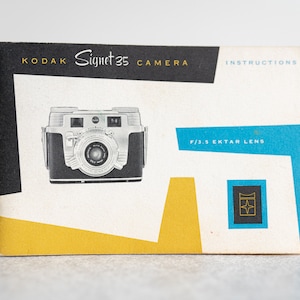 Kodak Signet 35 Instruction Book
