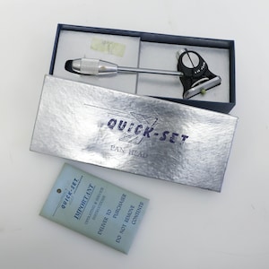 Vintage Tripod Pan Head in Original Box by Quick-Set