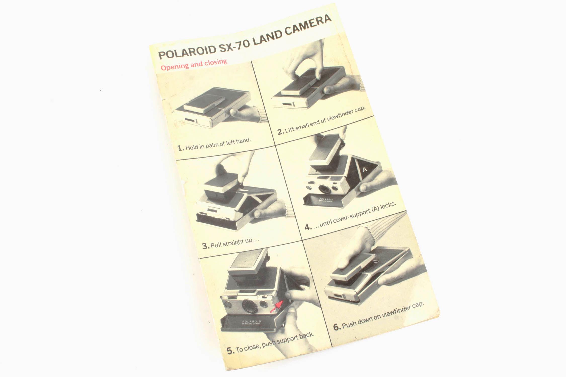 ★美品★ポラロイド POLAROID SX-70 元箱 取扱説明書付き#1433 ポラロイド SX-70 取扱説明書 - Etsy 日本