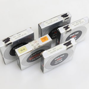Prinz 55mm Coated Filter Set - Star/Spot/Diffuser/FL-D/Orange (G) in Cases