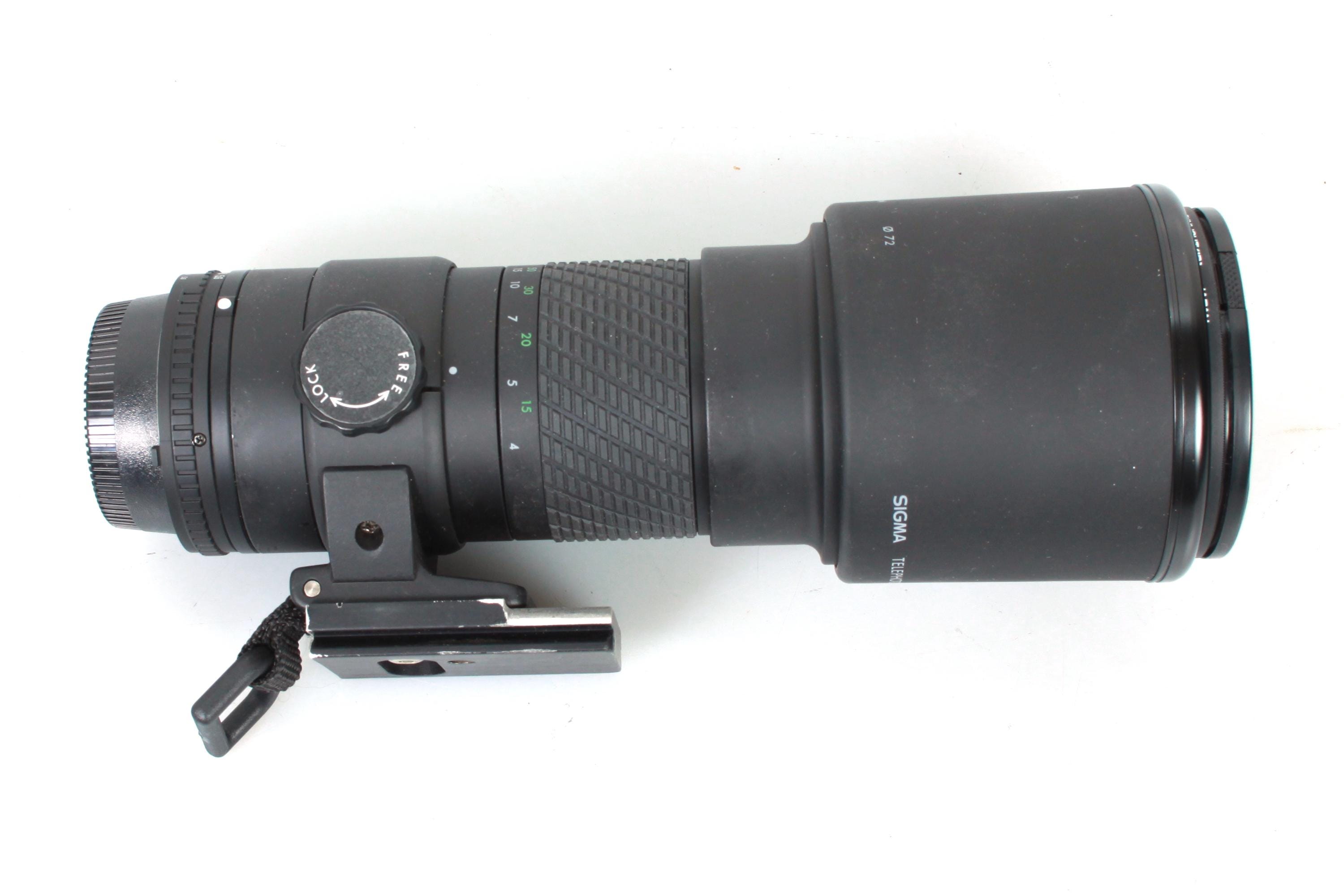 400mm F5.6 Sigma APO Nikon MF Telephoto Lens in Box & Case - Etsy