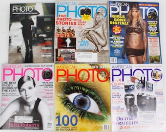 Lot of 6 American Photo Magazines 2005 Issues