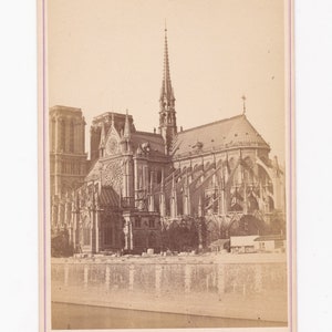 Notre Dame Antique Cabinet Card Photo