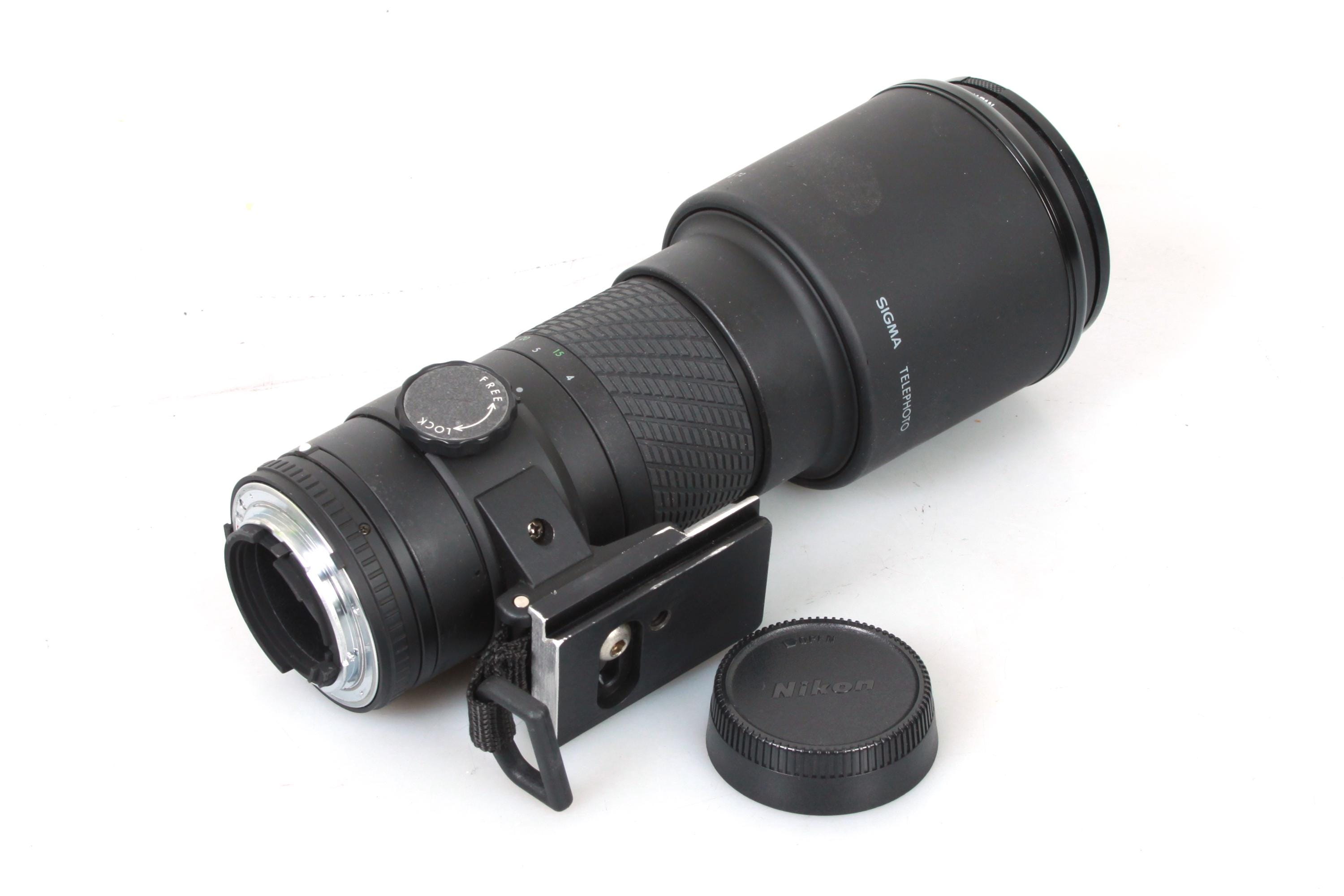 400mm F5.6 Sigma APO Nikon MF Telephoto Lens in Box & Case - Etsy