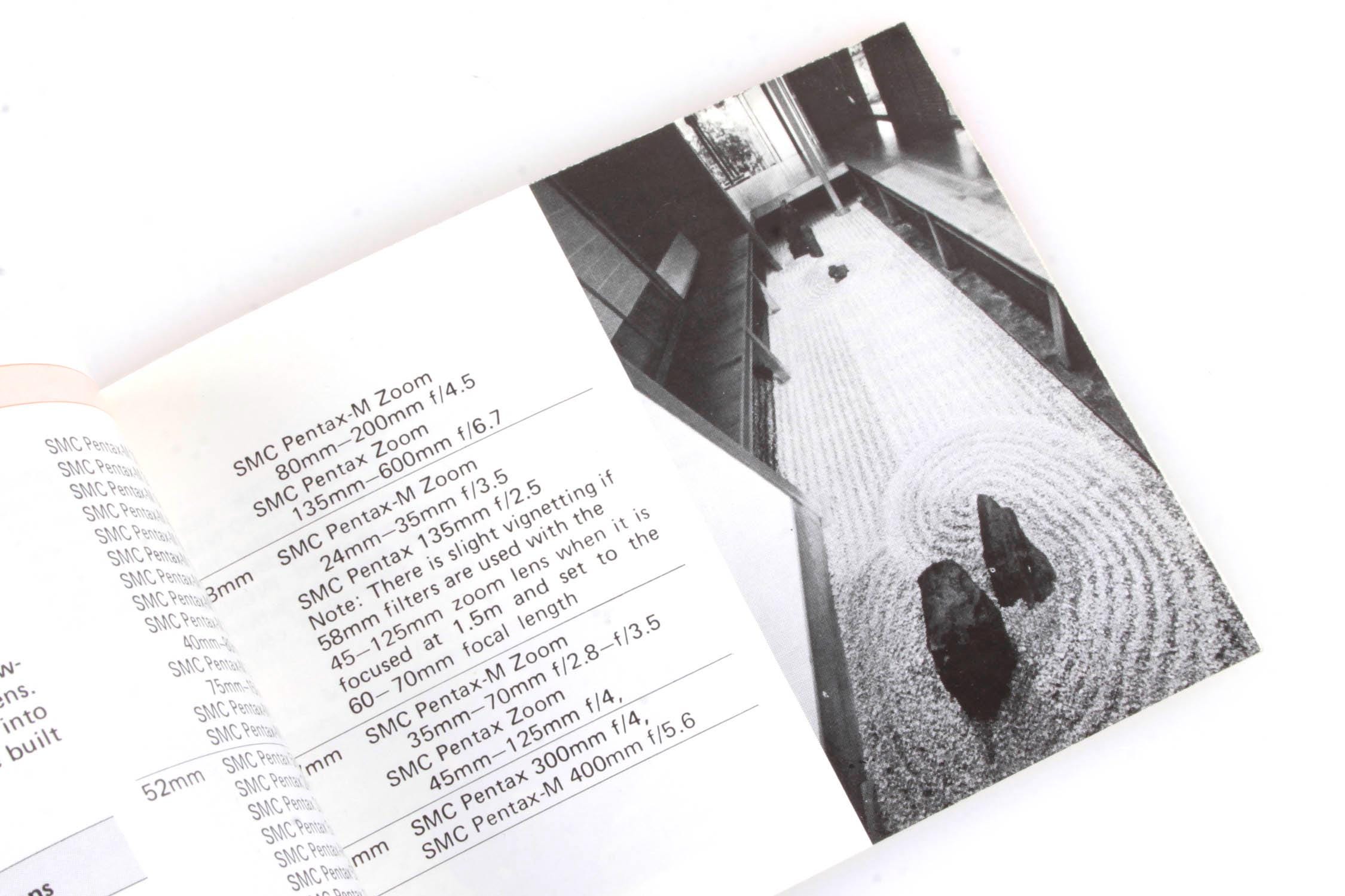 【レア】PENTAX SMC PENTAX LENSES パンフレット Pentax SMC Lens Booklet - Etsy Israel