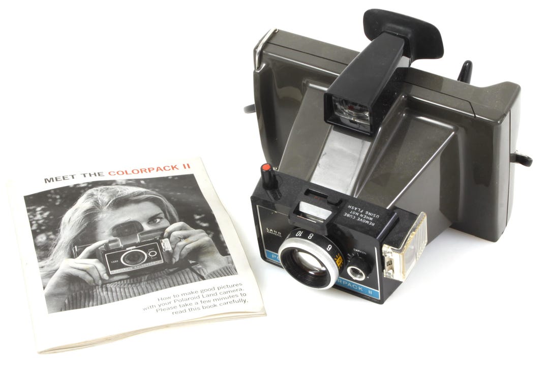 Vintage Polaroid Colorpak II Land Camera W/ Manual - Etsy