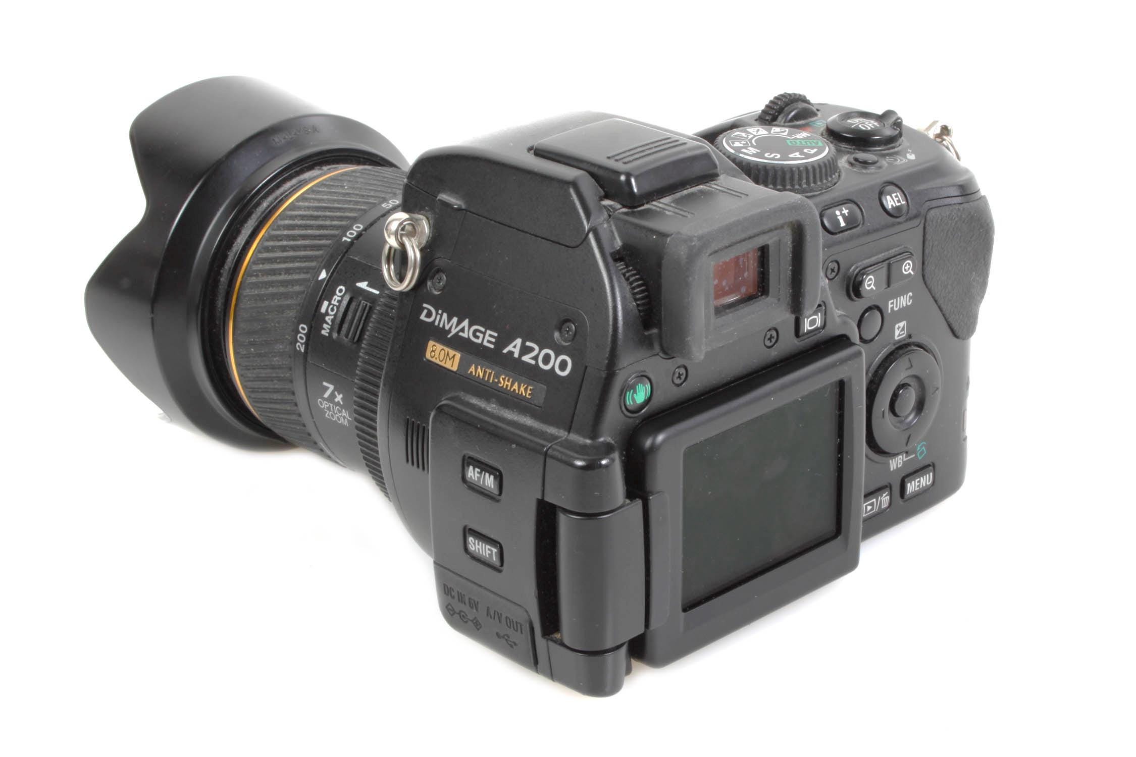 コニカミノルタ Dimage A200 デジタルカメラ（充電器付き）動作確認