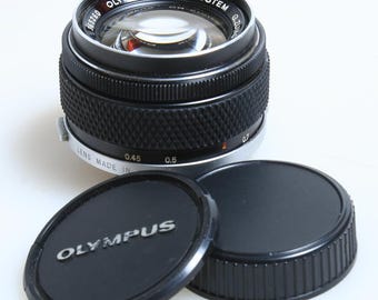 Om-system Zuiko Olympus MC Auto-s 50mm F/1.8 Manual Focus Camera