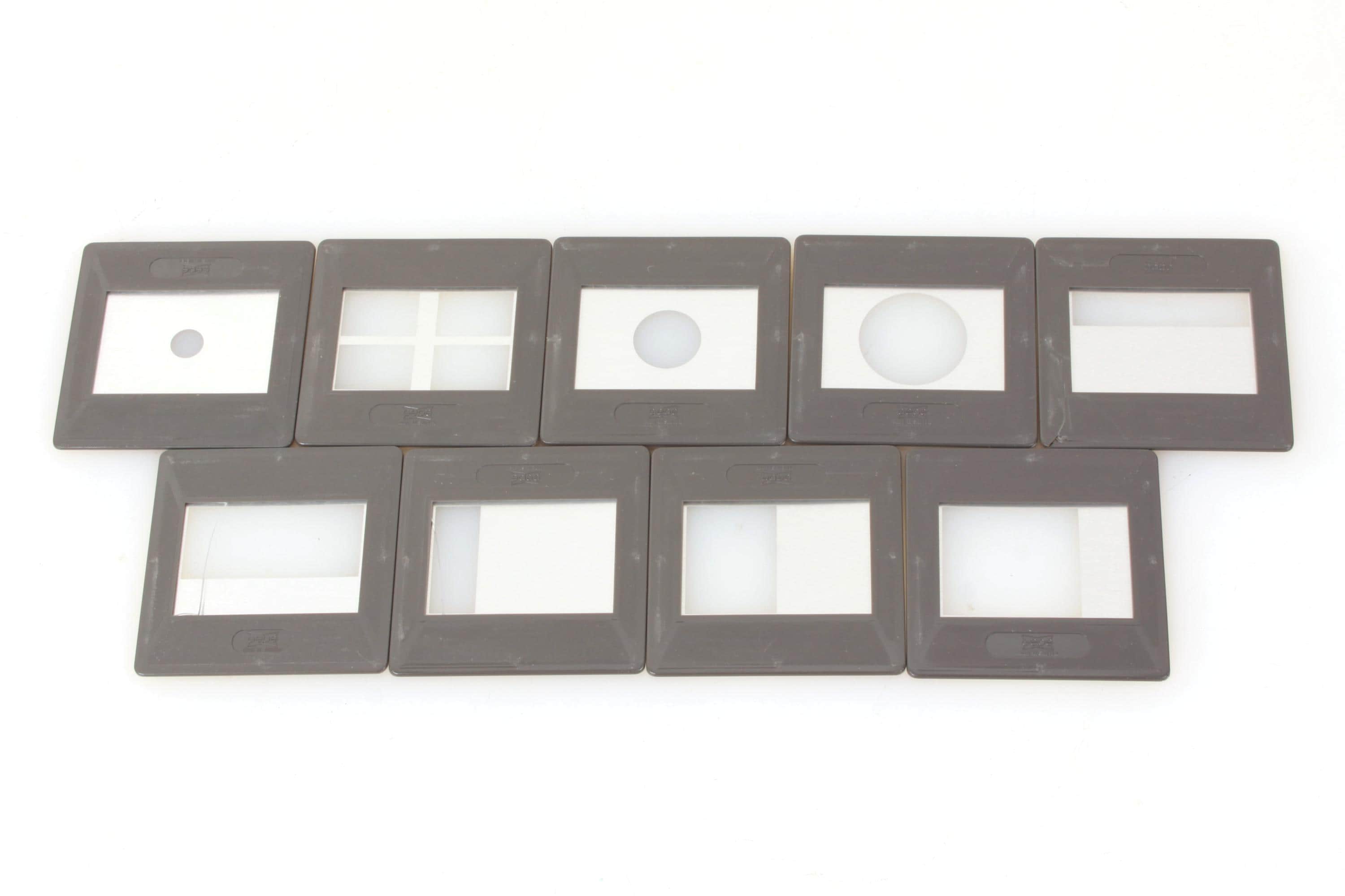 Gepe 35 mm ガラススライドマウント（マルチスタイル開口部付き