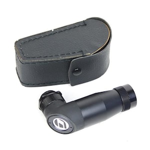 Right Angle Finder for Slr Cameras W/ Round Adapter & Case New