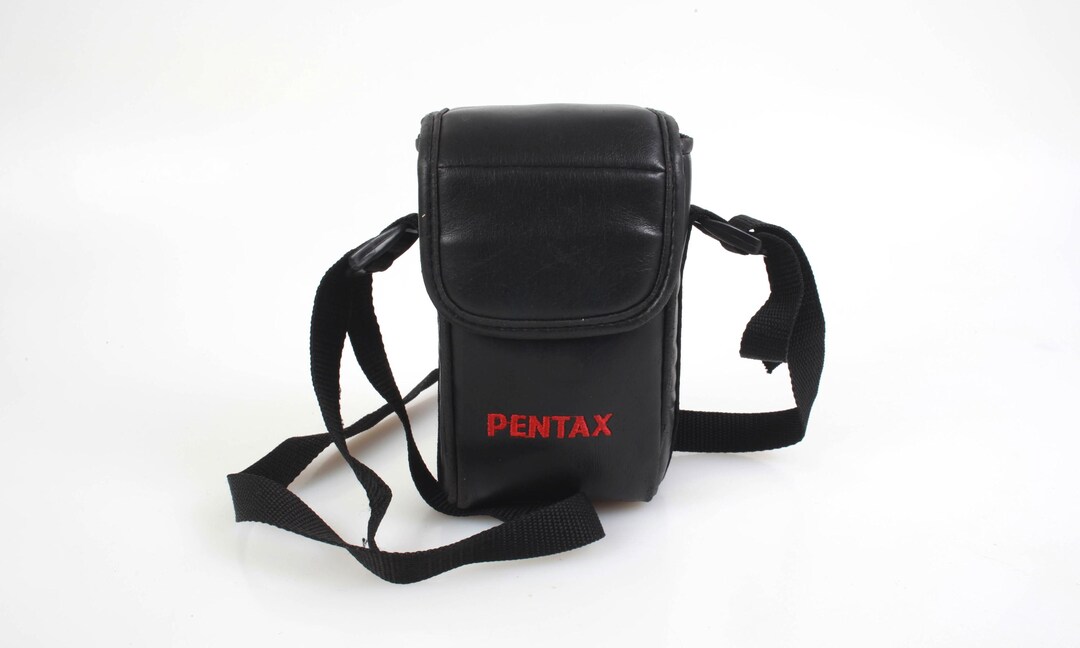 PENTAX MZ-10QD(B)　望遠レンズ、鞄付き Pentax Point & Shoot IQ Zoom Camera Case Leather With Shoulder