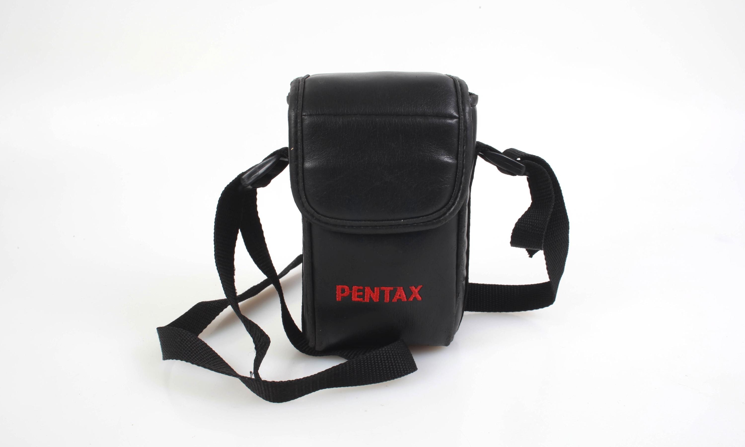 Pentax Point & Shoot IQ Zoom Camera Case Leather With Shoulder