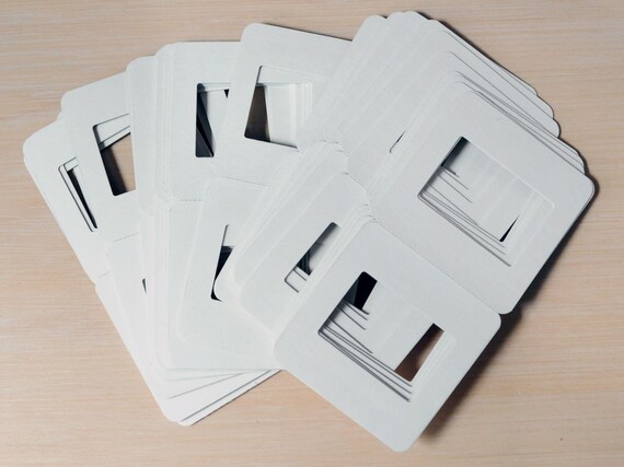 35mm Slide Mounts - Cardboard - Set of 25 - Etsy
