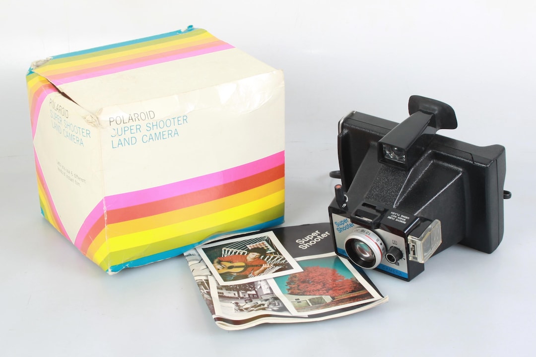 Polaroid Super Shooter Plus Land Camera in Box W Manual - Etsy