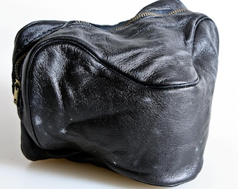Camera Case, Soft Leather for Most 35mm Cameras with Small Lens