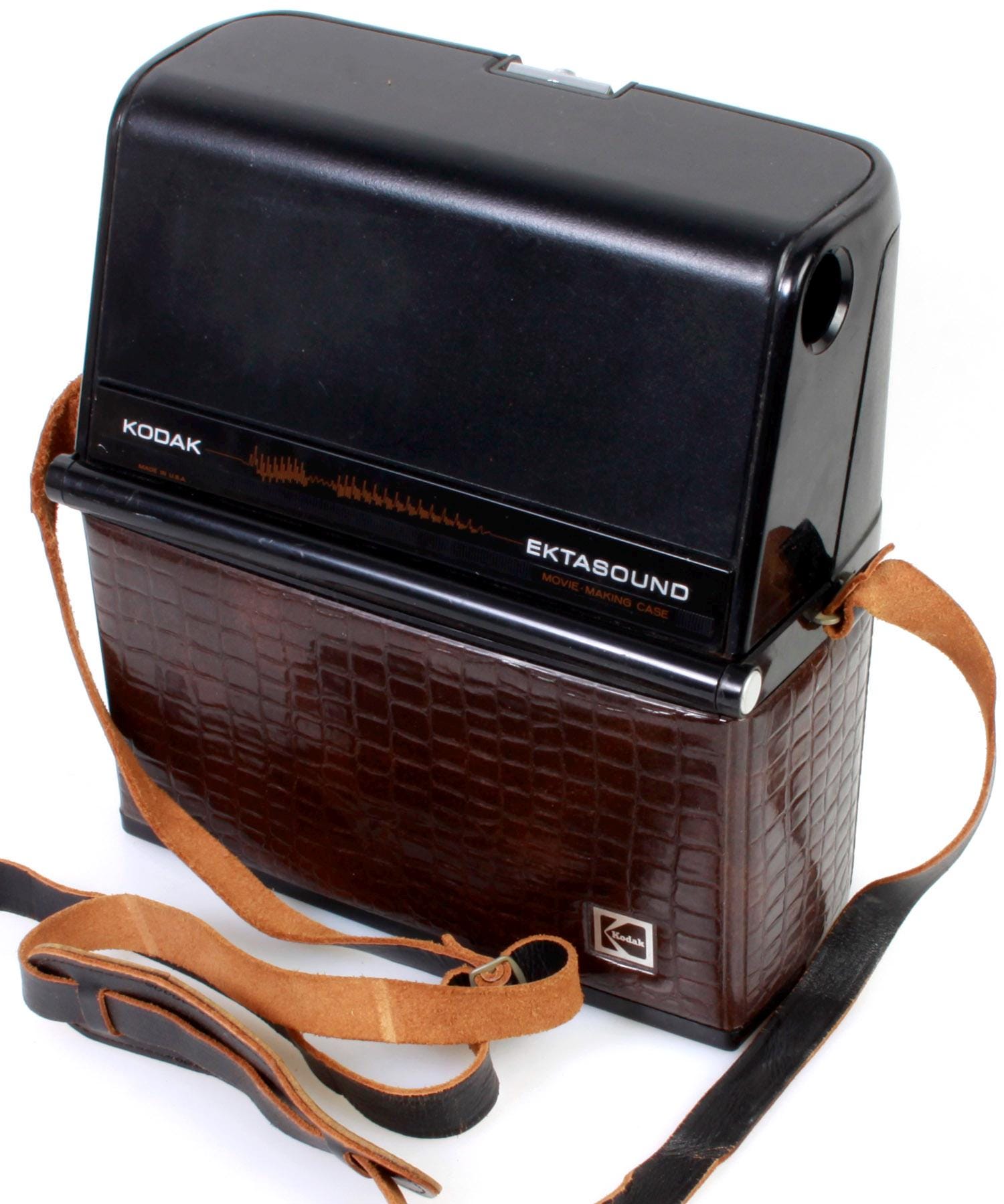 ビンテージ  kodak  ケース ヴィンテージ コダック ケース レザーストラップ付き - Etsy 日本