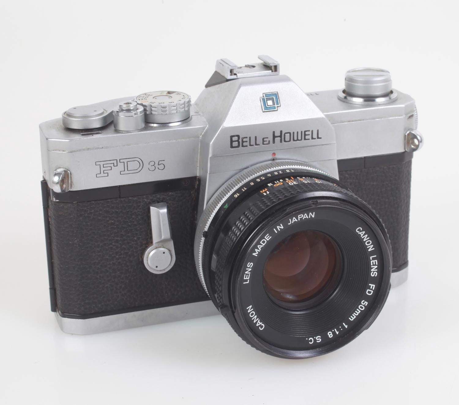 カメラセット：Canon, Sony, Bell & Howell Canon/bell & Howell FD35 Film Camera W/ 50mm F/1.8 Read