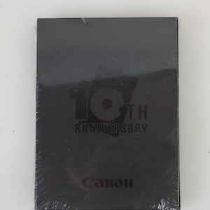 Naipes de la cámara Canon para el décimo aniversario de ELPH (sin abrir)