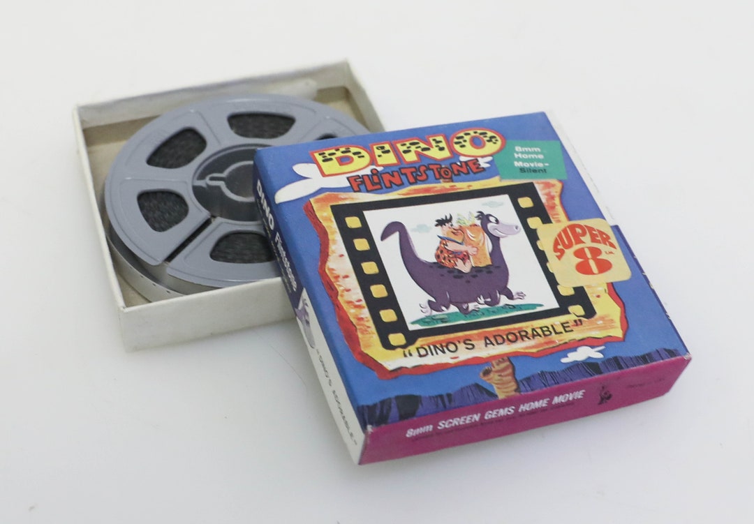 「silent」DVD-BOX Dino's Adorable Dino Flintstone Super 8 Movie Reel - Etsy