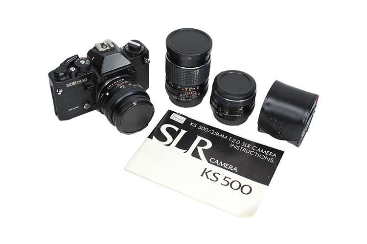 学生用カメラマニュアル W 50 mm 広角 28 mm 望遠 135 レンズ & 2 倍