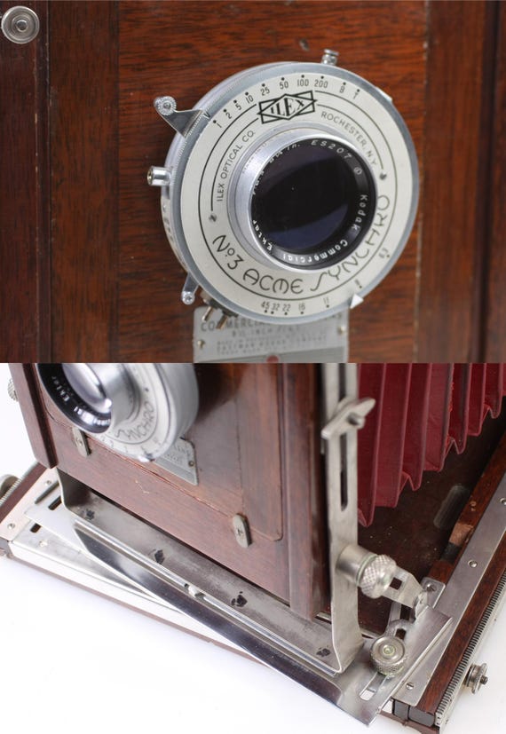 Deardorff 8x10 Large Format Camera W/ Ektar Lens, Film Holders