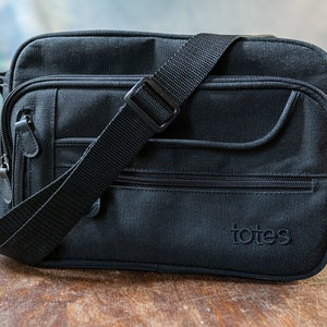 Vintage Black Totes Camera Bag w/ Strap