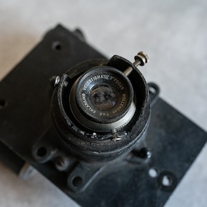 Kodak 35mm Camera Retrofit w/ 75mm Enlarging Lens - For Display or Prop