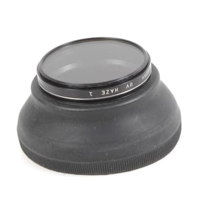 HCE 49mm UV Haze Filter and Rubber Lens Hood