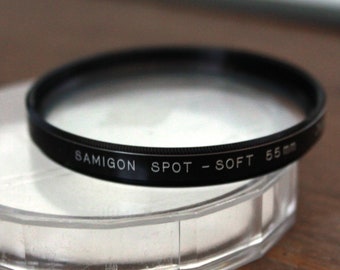 55mm Soft Focus Center Spot Filter in case.
