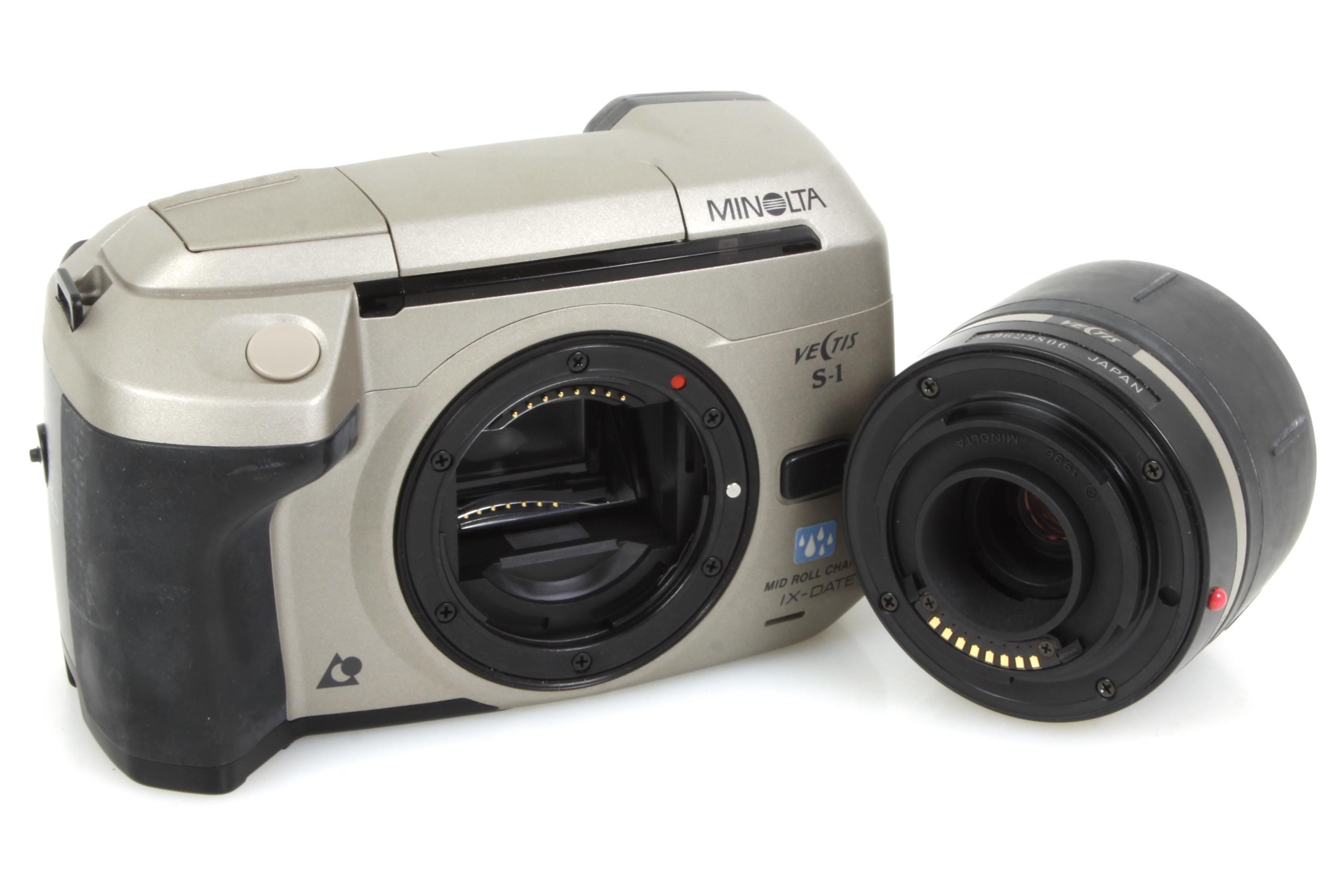Minolta Vectis S-1 APS SLR Wide Angle Panoramic Lens 28-56mm W