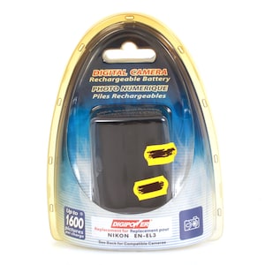 Digipower EN-EL3 Digital Camera Battery Replacement for Nikon D100/D70/D50