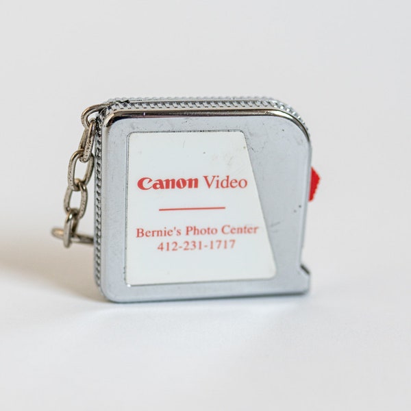 Vintage Canon Video Tape Measure  - Mini - Branded w/ Bernies Photo Center