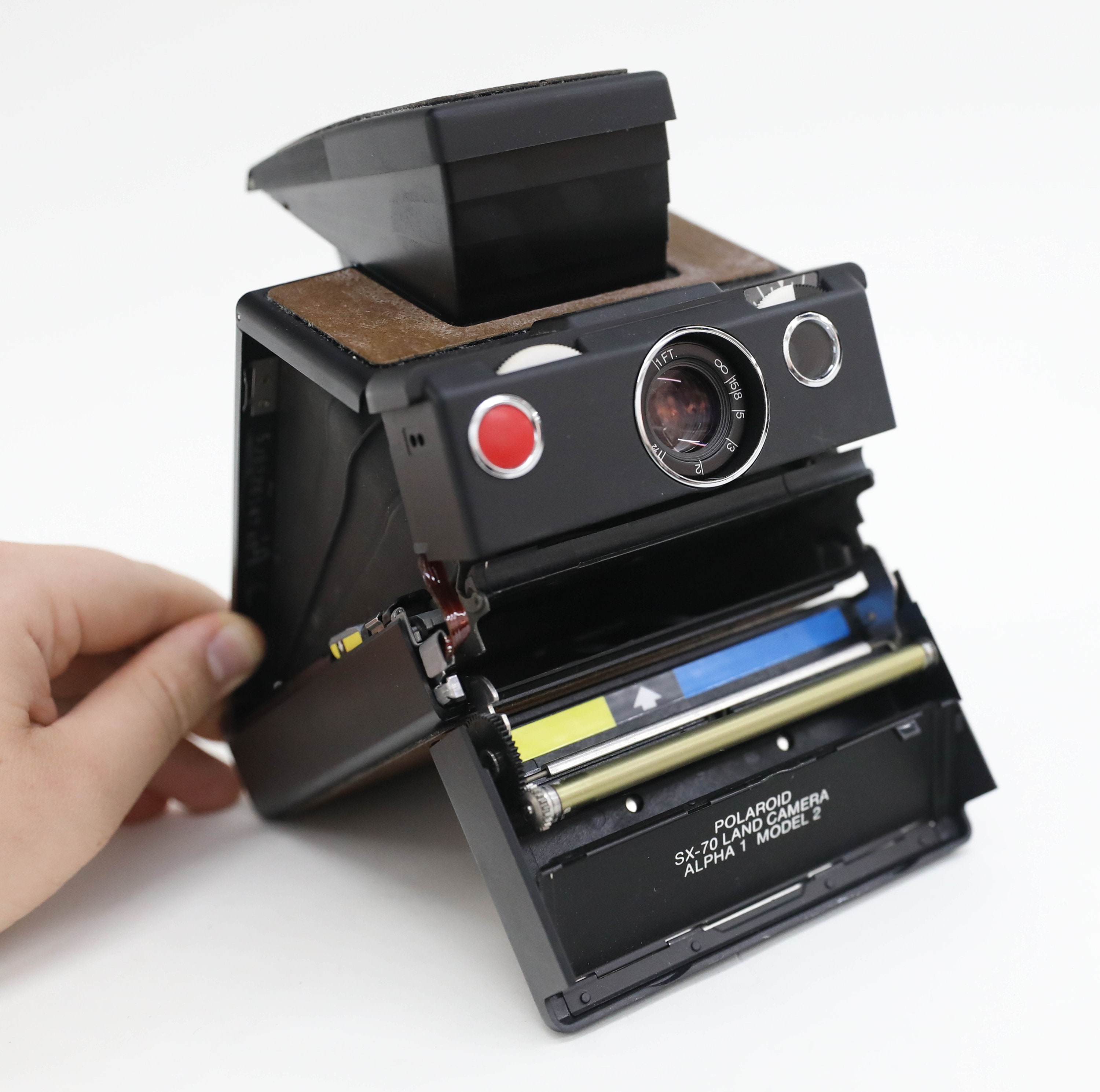 Black SX-70 Polaroid Alpha Model 2 Instant Camera - Etsy
