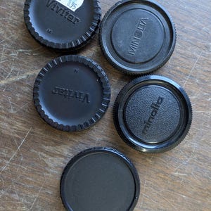 Vintage SR Bajonettfattning Kamerahuslock Grab Bag