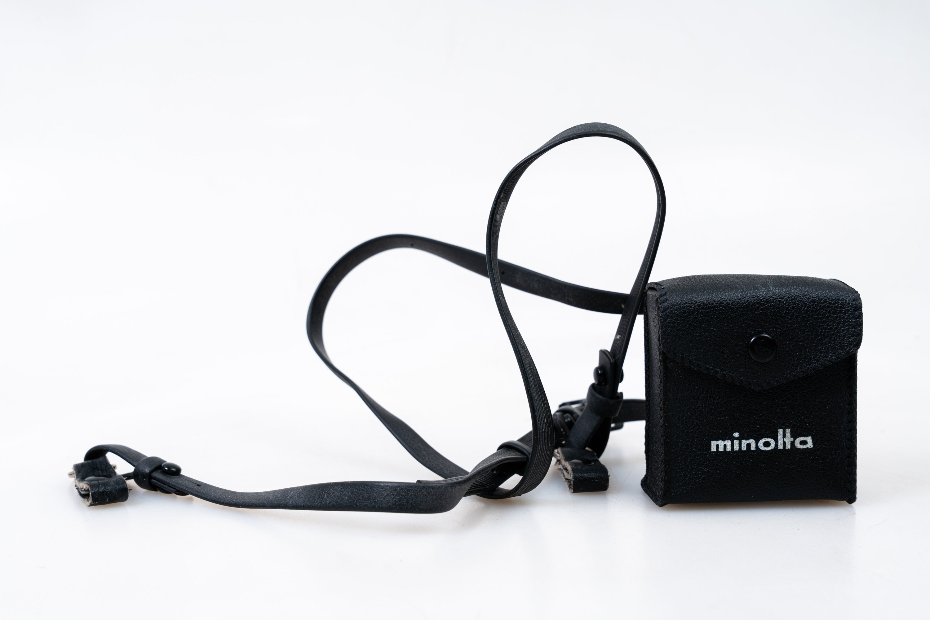 Minolta Hi-matic Small Lens/filter Case With Strap - Original