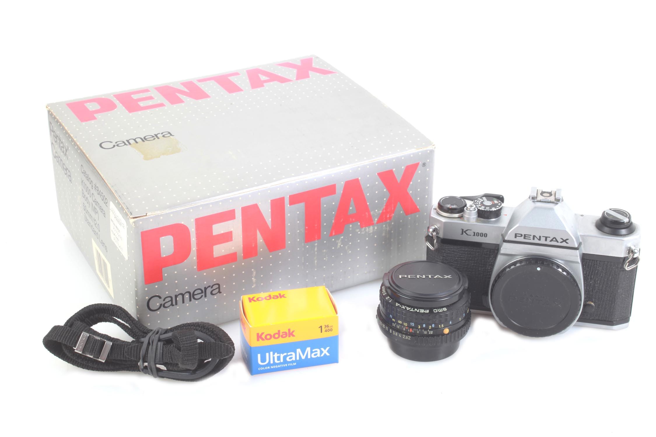 Buy Pentax K1000 35mm Film Camera Kit W/film WORKS Online in India