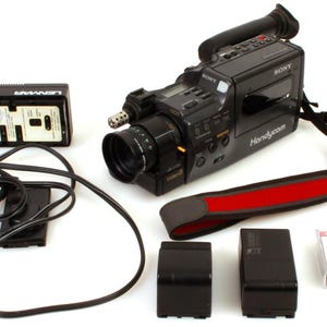 Vintage 90s Sony Video 8 Handycam CCD-F501 Camcorder Video Recorder UNTESTED eBa