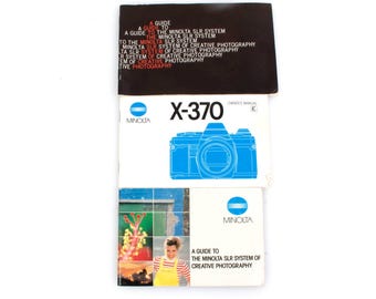 Lot De Notices Vintage Appareils Photo Nikon, Canon, Minolta X-300, Exacta, Etc.