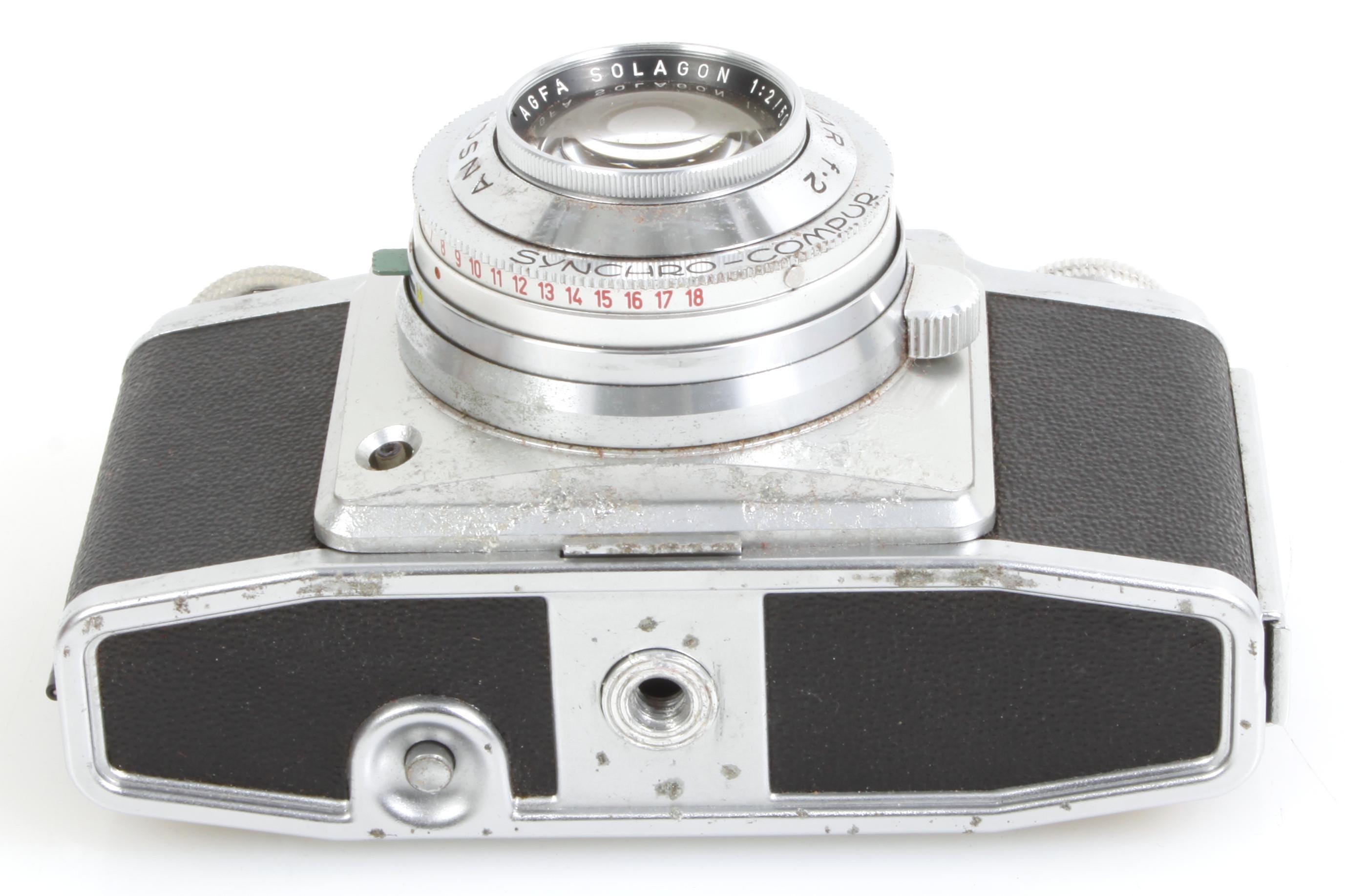 デジタル・フィルムカメラとレンズセット Ansco Super Memar レンジファインダーカメラ Prontor SVS Agfa f/2.8