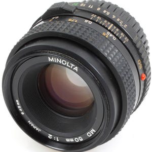 Minolta 50mm  f/2.0 MD Lens