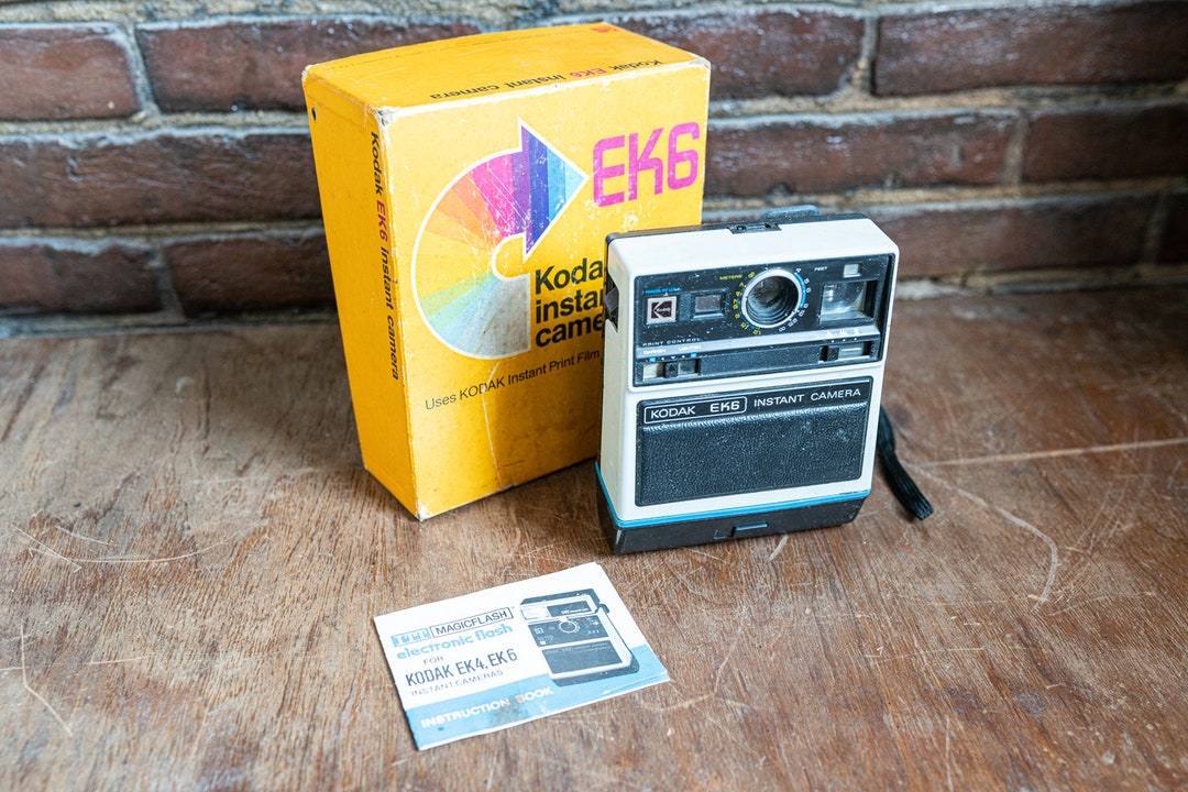 Kodak EK6 Instant Film Camera in Original Box W/ Manual Etsy