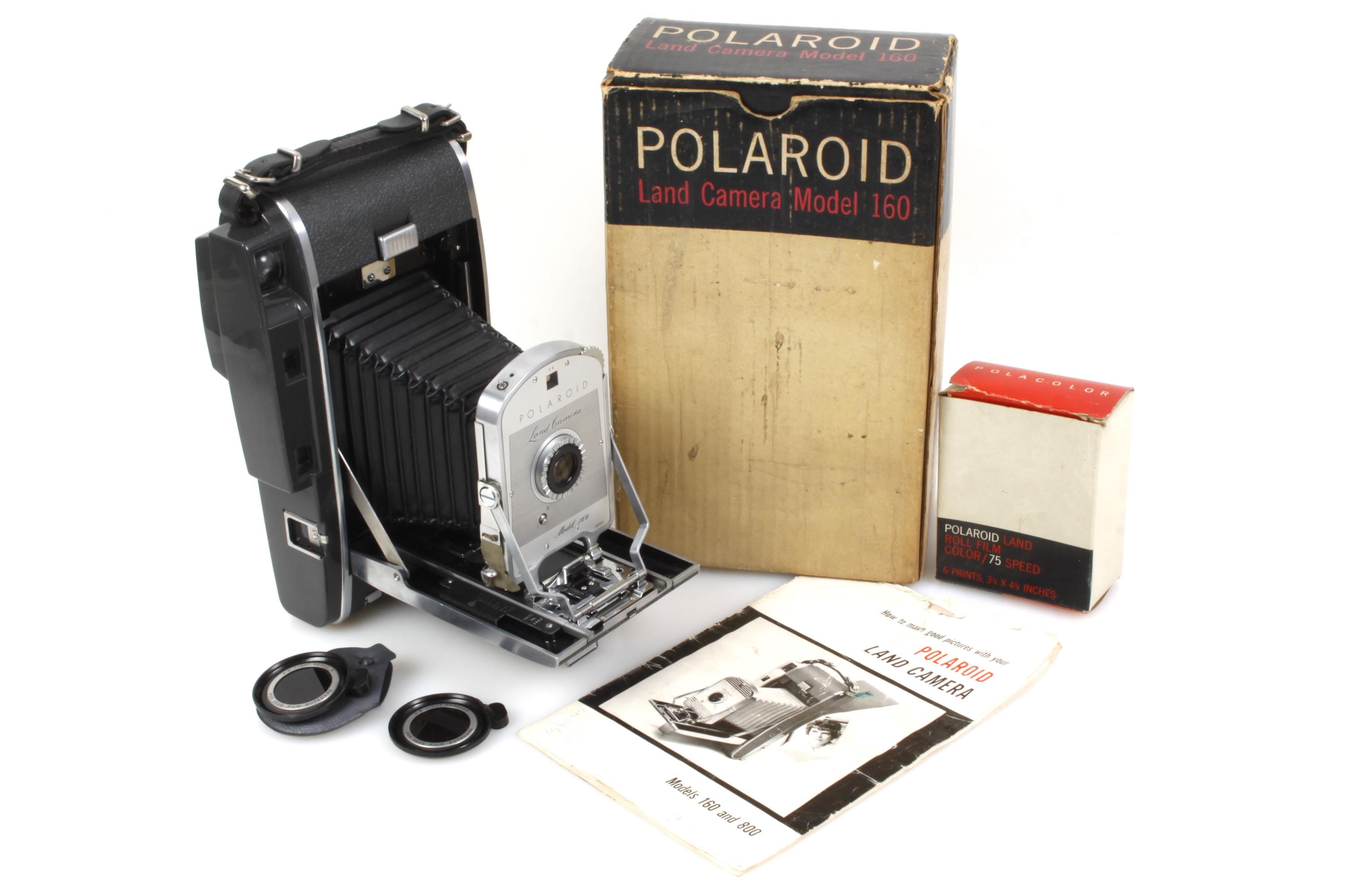 Vintage Polaroid Land Camera Model 160 With Box & Manual - Etsy