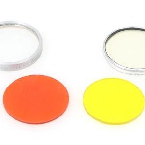 Series VI (6) Filters Set 4 Uv Portrait +1 Yellow Red