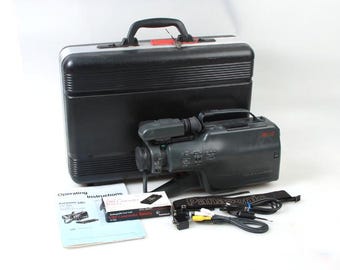 Panasonic OmniMovie VHS AF X6 ビンテージ VINTAGE Panasonic Camcorder AF X6 CCD Omnimovie Vhs Hq With Case
